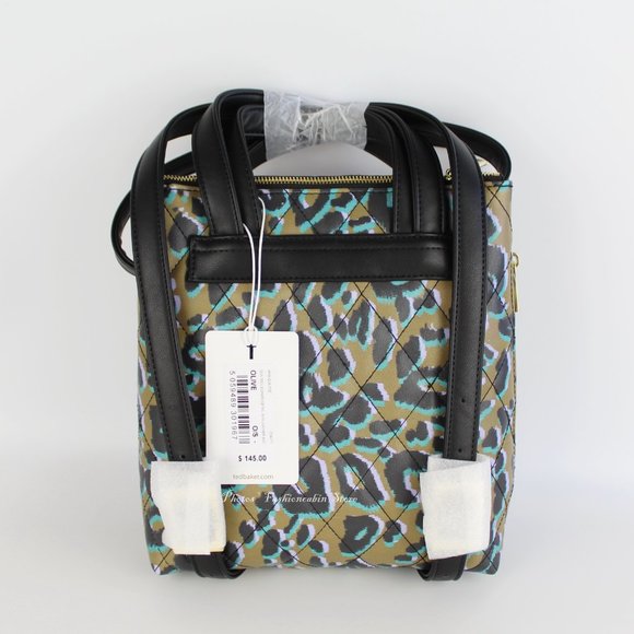 NWT Ted Baker Quiltoe Leopard Quilted Backpack - Picture 7 of 14
